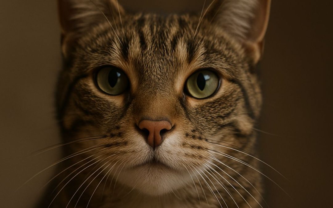 Katzennase in Nahaufnahme
