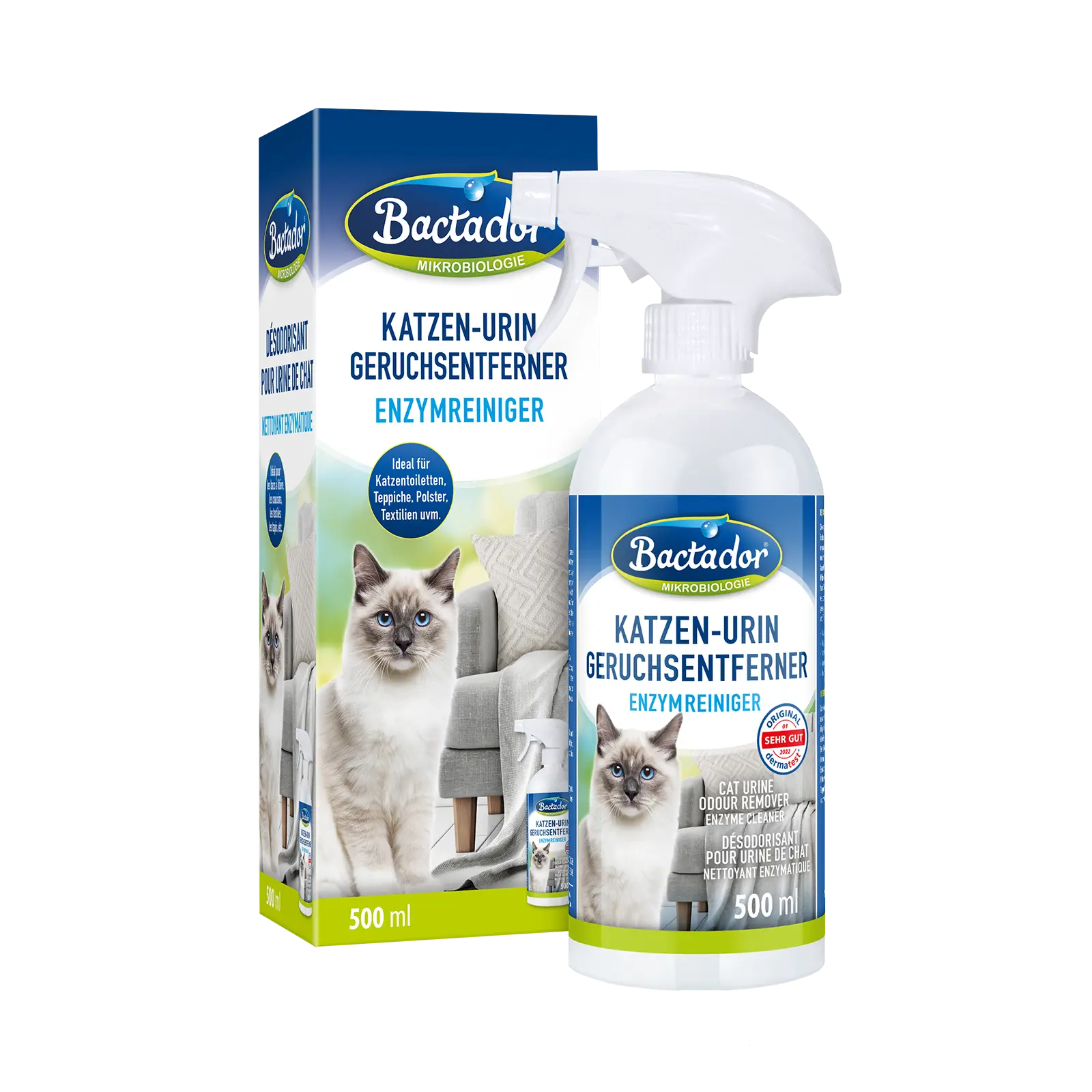 250168_Bactador_Katzen-Urin_500ml_Faltschachtel_Flasche_1600px Katzen Enzymreiniger