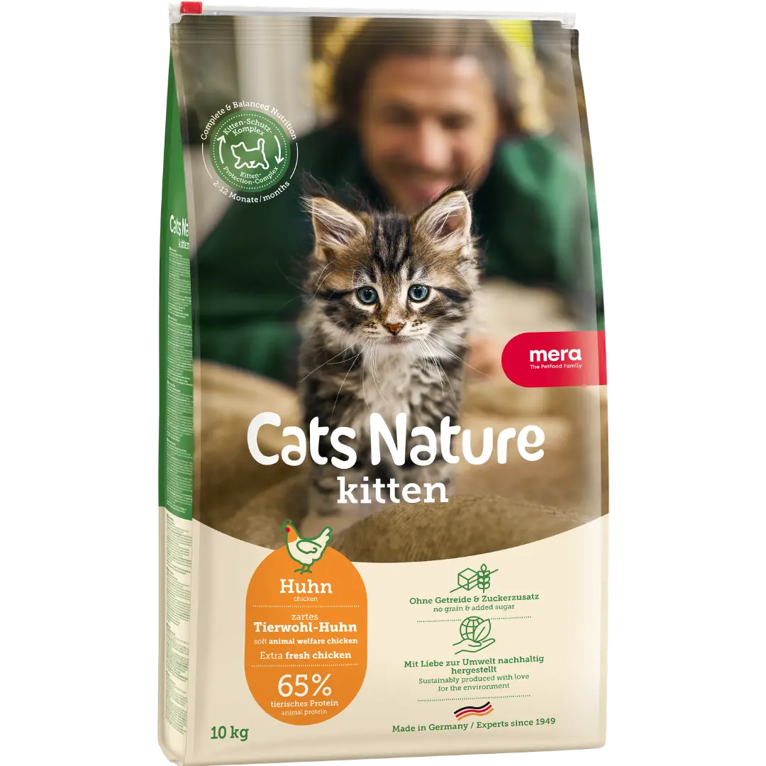 Cats Nature Kitten Huhn Trockenfutter